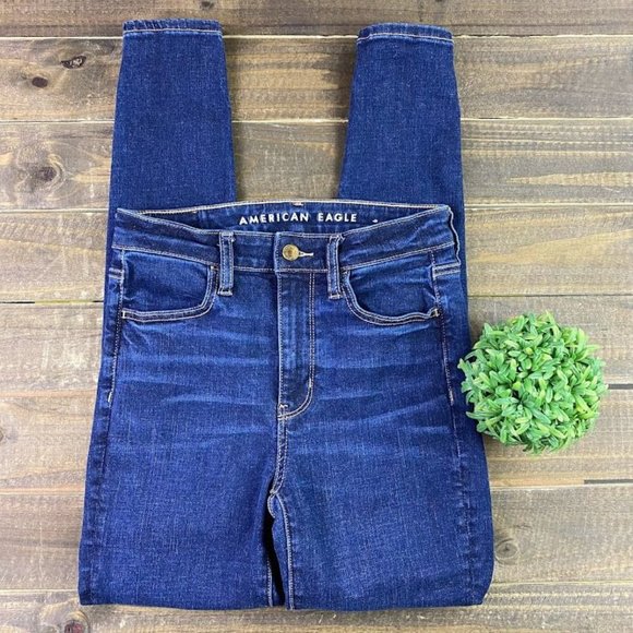 American Eagle Next Level Stretch Super Hi-Rise Jegging Sz. 4 Reg. 29" Inseam - Picture 1 of 7